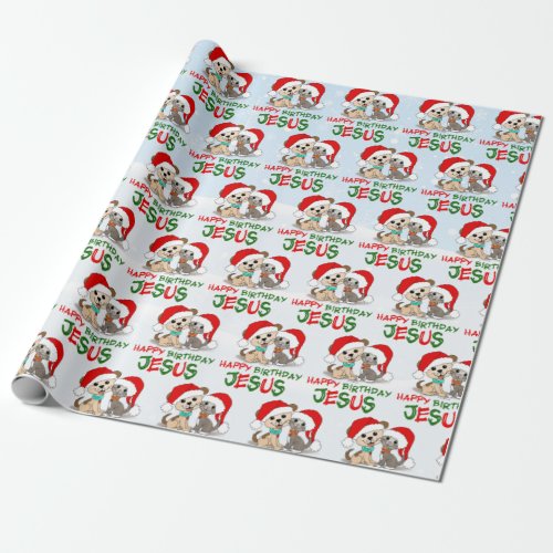 Happy Birthday Jesus Wrapping Paper