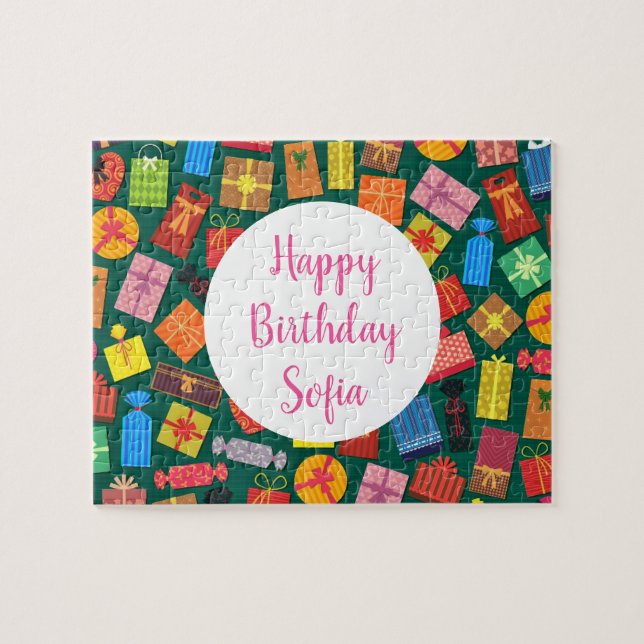 Happy Birthday Jigsaw Puzzle (Horizontal)
