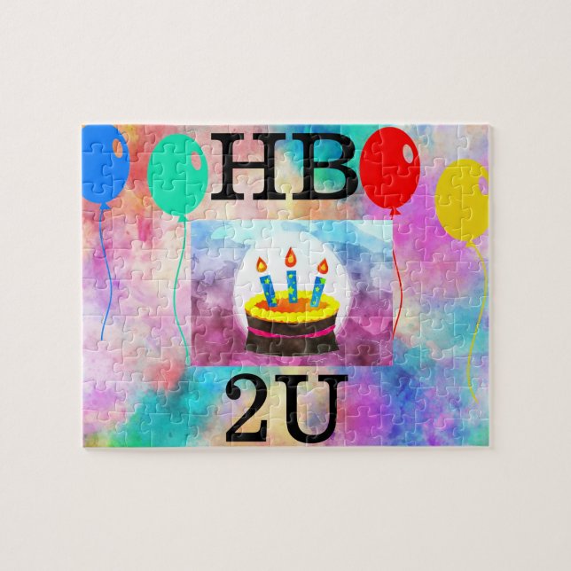 Happy Birthday Jigsaw Puzzle (Horizontal)