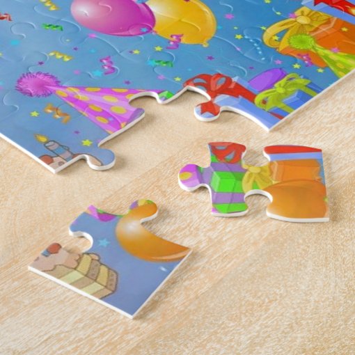 Happy birthday jigsaw puzzle gift Zazzle