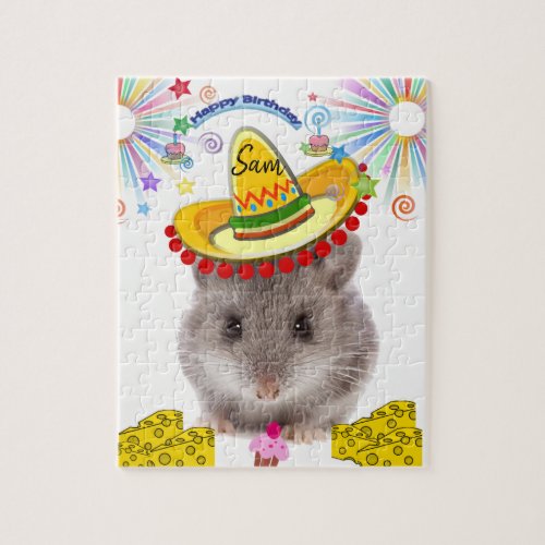 Happy Birthday Jigsaw Puzzle Mice