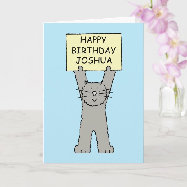 Happy Birthday Joshua Card | Zazzle