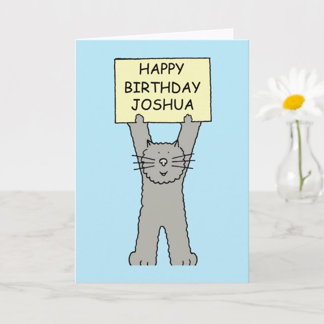 Happy Birthday Joshua Card | Zazzle
