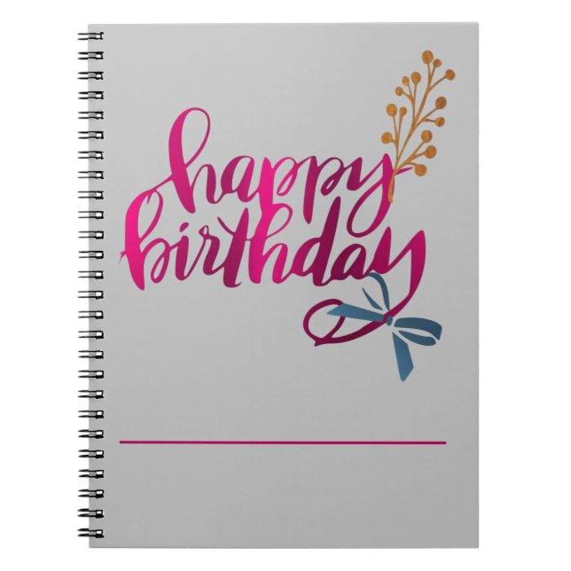 Happy Birthday Journal (Front)
