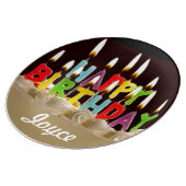 HAPPY BIRTHDAY Joyce Dinner Plate (Side)