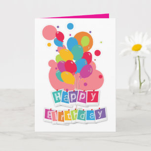 Happy Birthday – Joyful Celebration Design Card