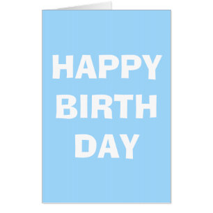 Happy Birthday jumbo card oversized birthday card
