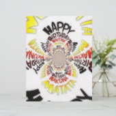 Happy Birthday just Hakuna Matata Gifts Design Art (Standing Front)