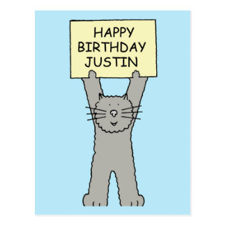 Happy Birthday Justin Gifts on Zazzle
