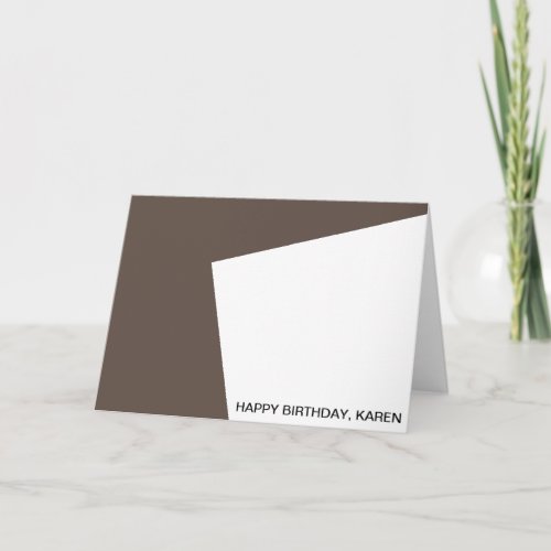 Happy birthday Karen Card