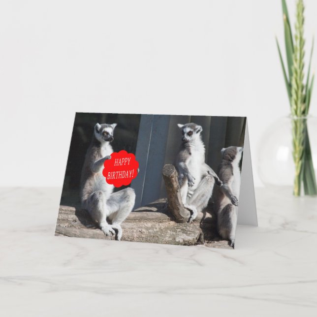 Happy Birthday Katta Card (Front)