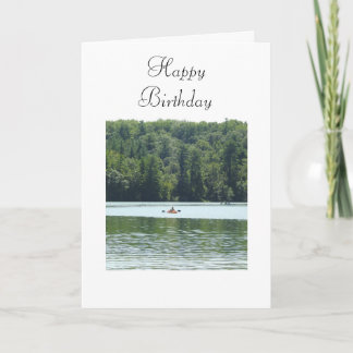 Happy Birthday | Kayaking Photo Card