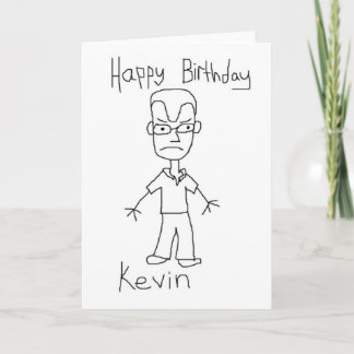 Happy Birthday Kevin Card