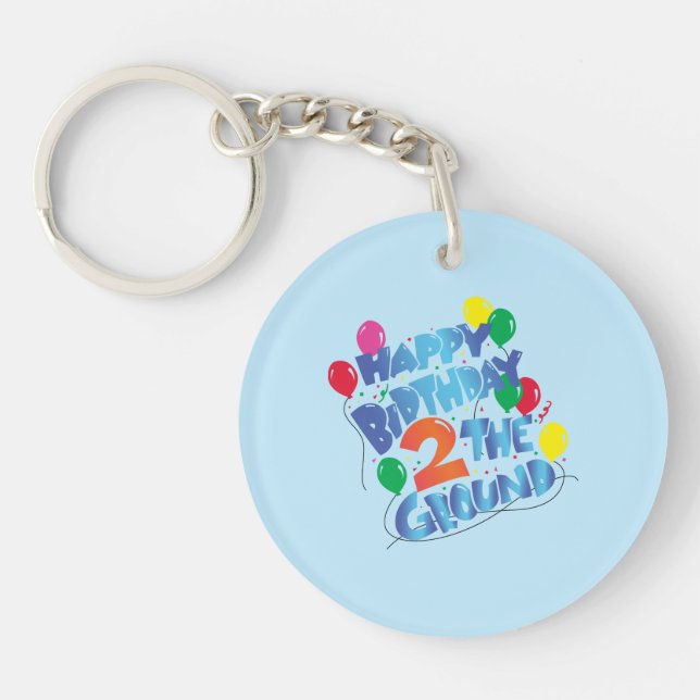 Happy Birthday Keychain (Front)