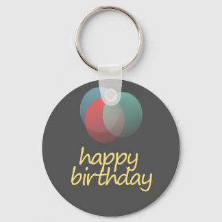 happy birthday keychain