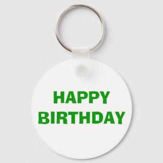 HAPPY BIRTHDAY KEYCHAIN