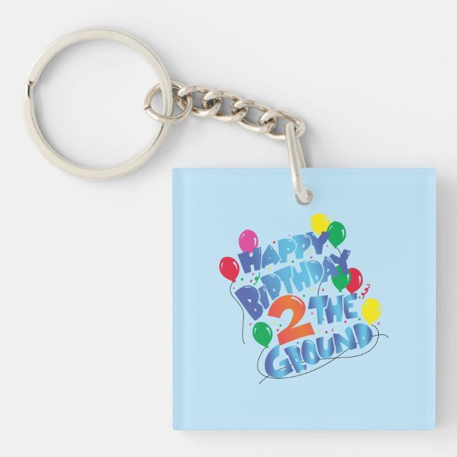 Happy Birthday Keychain (Front)