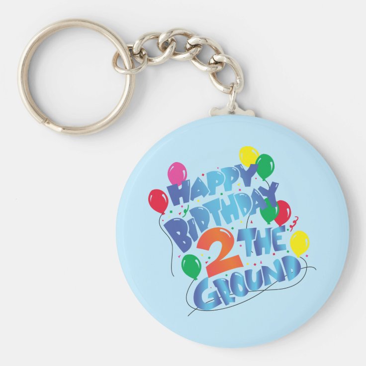 Happy Birthday Keychain Zazzle