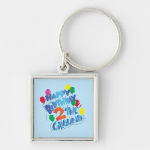 Happy Birthday Keychain