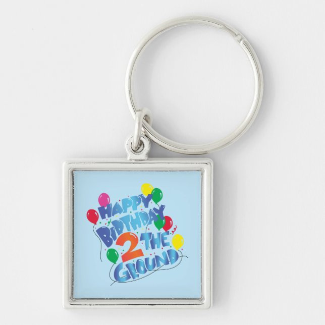 Happy Birthday Keychain (Front)