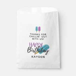 HAPPY BIRTHDAY Kid's Summer Ice Pop Party Guest Favor Bag