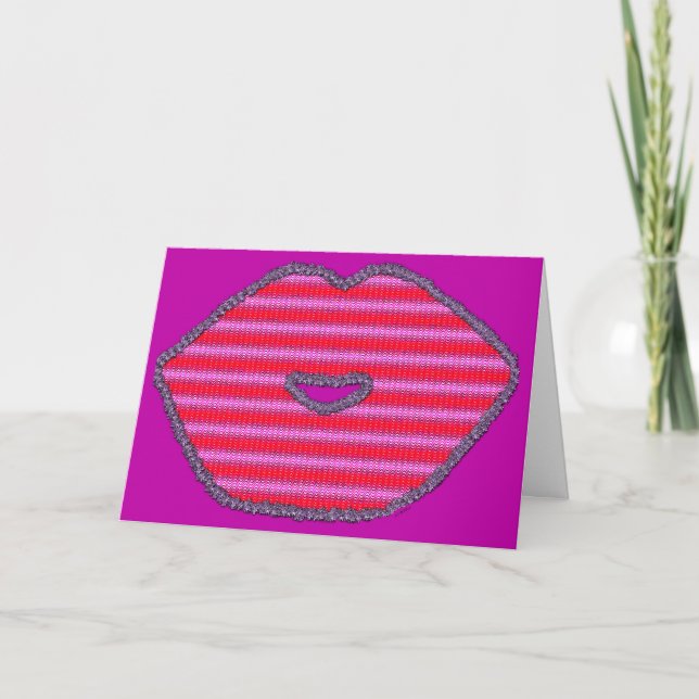 Happy Birthday Kiss IOU Birthday wishes Card (Front)
