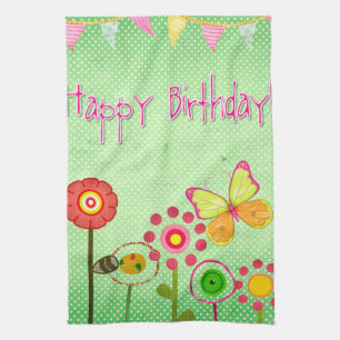 Happy Birthday Kitchen Towel