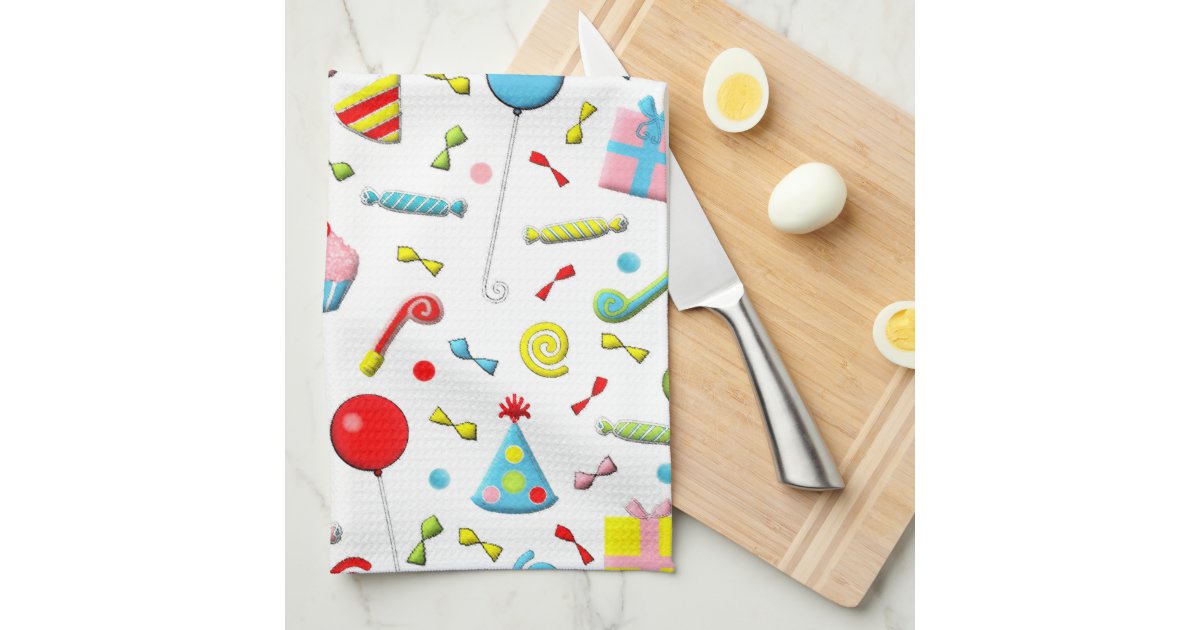 Happy Birthday Kitchen Towel Zazzle