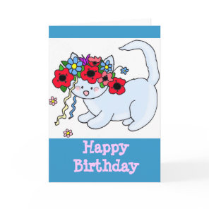 Happy Birthday Kitten Card