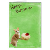 Happy Birthday | Kitty with Cake (Front)