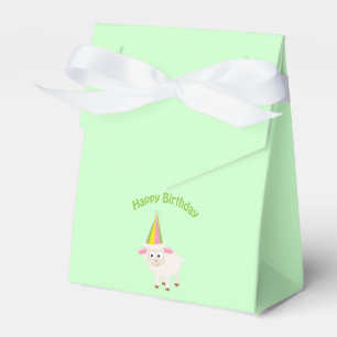 Happy birthday Lamb Favor Boxes