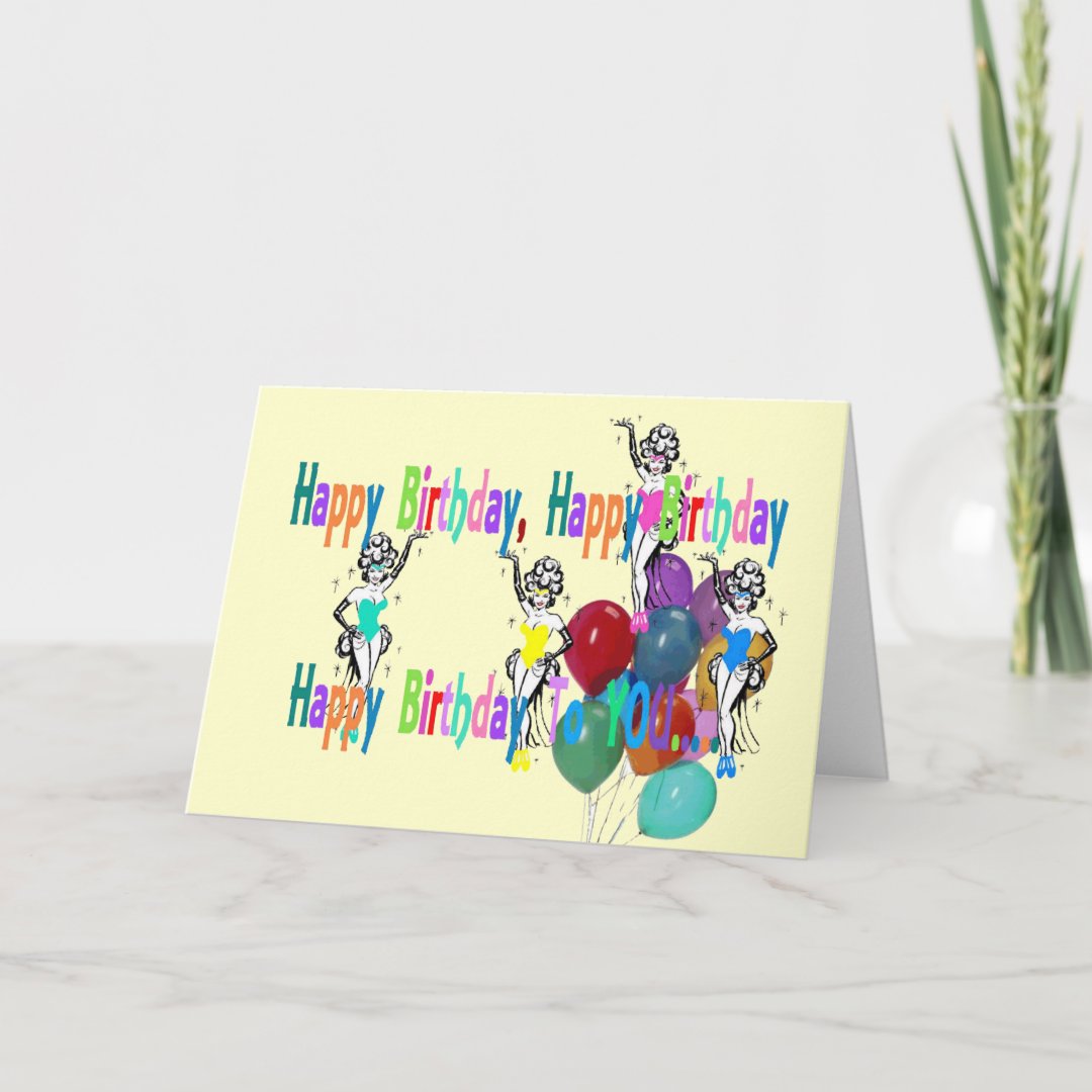 HAPPY BIRTHDAY LAS VEGAS Card | Zazzle