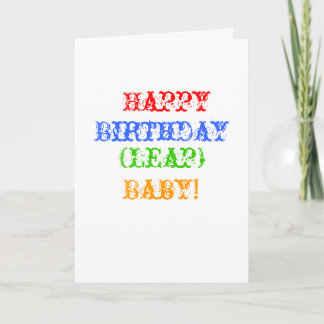 Happy, Birthday, (Leap), Baby! Card
