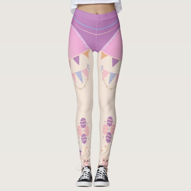 happy birthday leggings (Front)