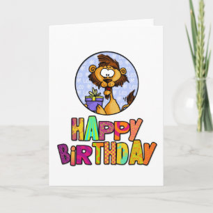 Happy Birthday - Leo Card