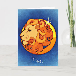 Happy Birthday Leo Zodiac Horoscope August Card