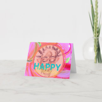 Happy Birthday Letterpress Thank You Card