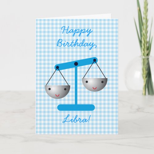 Happy Birthday Libra Card