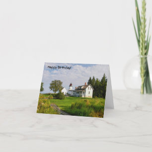 Happy Birthday-Lighthouse Card