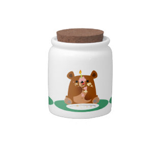 Happy Birthday, little bear!! Candy Jar