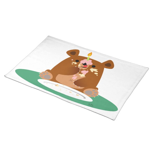 Happy Birthday, little bear!! Placemat (On Table)