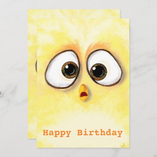 Happy Birthday _ Little Chicken with Big Eyes _