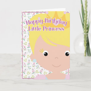 Happy Birthday Little Princess Card