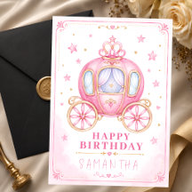 Happy birthday little princess carriage