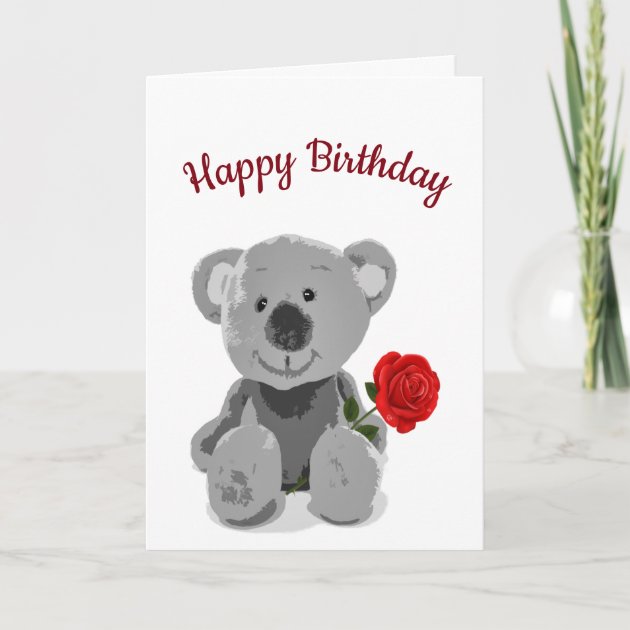 happy birthday to you teddy bear