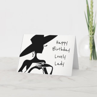 HAPPY BIRTHDAY ***LOVELY LADY*** CARD