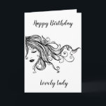 "HAPPY BIRTHDAY" **LOVELY LADY** CARD<br><div class="desc">THANKS FOR STOPPING BY ONE OF MY EIGHT STORES. THIS CARD IS PERFECT FOR THAT ***VERY SPECIAL LADY IN YOUR LIFE*** THAT YOU ARE SO LUCKY AND OR BLESSED TO HAVE!!!!   CHANGE THE VERSE IF YOU WISH IN SECONDS!</div>