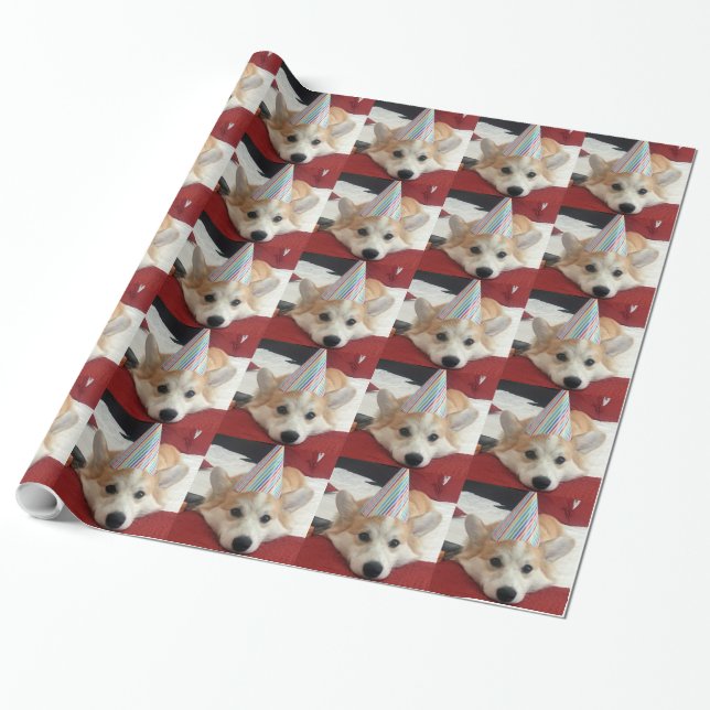 Happy Birthday, Machete! Wrapping Paper (Unrolled)