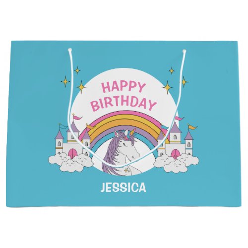 Happy Birthday Magical Unicorn Gift Bag