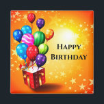 Happy Birthday Magnet<br><div class="desc">Happy Birthday</div>